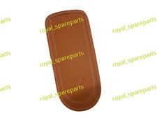 Bavoir d'aile arrière en cuir de couleur marron adapté à Harley Davidson