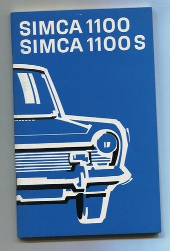Simca 1100 berline - et,