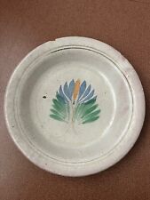 Plat en faïence cul brun de forges les eaux fin XVIllème début XIXème