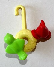 LOT OISEAUX NID 2 MOINEAUX COLORES PLAYMOBIL ANIMAL SAUVAGE FORET OISEAUX