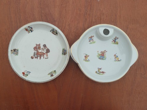 Anciennes assiettes à - 2,