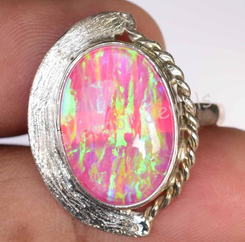 Bague femme argent - 925, opale
