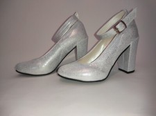 Escarpins en Cuir Argent