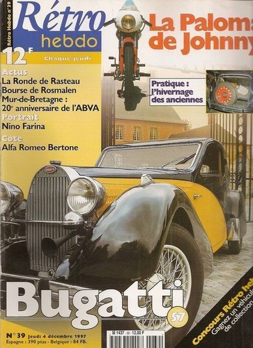 Retro hebdo bugatti - hebdo,