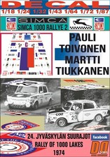 DECAL SIMCA 1000 RALLYE 2