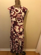 ANN TAYLOR - BURGUNDY CREAM