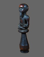 Art africain. Statuette "pilon". Ethnie Bembe. Congo. Afrique.