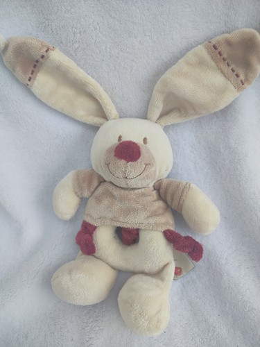 Doudou lapin bastien beige - doudou,