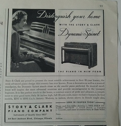 1937 story clark piano - 1937,