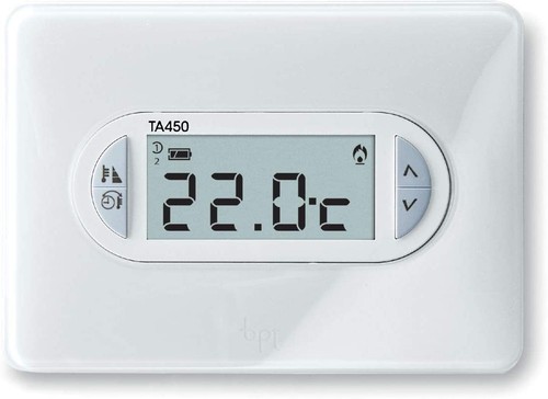 Thermostat digital mural blanc - thermostat,