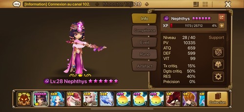 Summoner war nephthys - summoner,