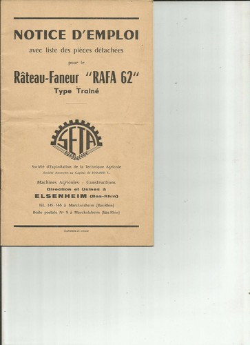 Seta elsenheim rateau - -, 67