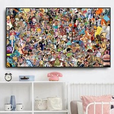 Poster one piece toile en