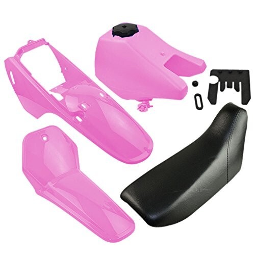 Pink plastic fender - plastic, fairing
