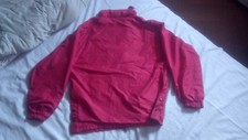 blouson femme coupe vent rouge