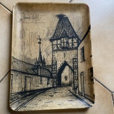 Plateau Vintage Bernard Buffet En Fibre De Verre