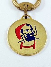 PORTE-CLES - Papier Cigarettes LE ZOUAVE - ZIG ZAG - Drago Métal ÉMAILLÉ 1960s