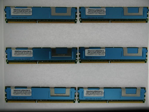 24gb 6x4gb mémoire pc2 - 6x4gb,