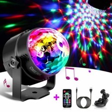 Lampe spot Jeux de lumière Soirée Boule Facette Eclairage LED Disco music fête