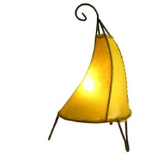 Oriental Marocaine Lampadaire Cuir Lampe Henné Lampe en Cuir Tissir