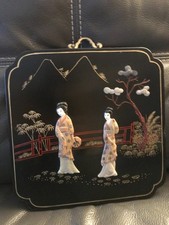 TABLEAU CHINOIS BOIS LAQUE