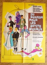 CHICKEN FEED FOR LITTLE BIRDS original MEDIUM french movie poster '63