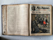 Livre relié ancienne revue MES ROMANS illustrés et inédits Vol1 env 1900