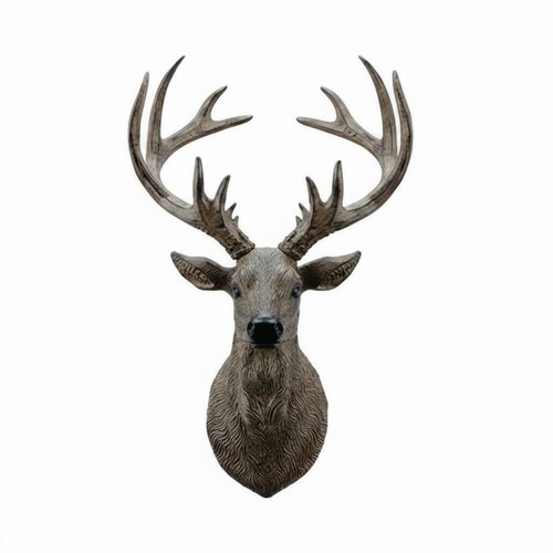 Tête cerf murale aspect - tête,