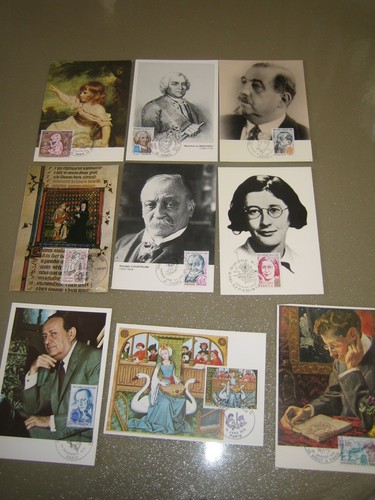 Lot cartes 1er jour année - lot, 9