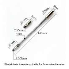Tir câble électrique – tête de tirage 5mm pour flexible