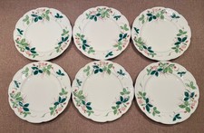 6 Assiettes plates porcelaine Limoges Raynaud & Cie Modèle dit « George Sand »
