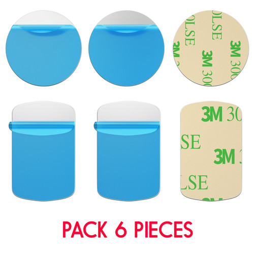 6pcs plaque métal - plaque, pad