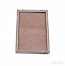 Cadre Photo Vintage Avec Monture En Métal | Or (9 X 13,5 Cm)