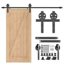 Tringle Rail Porte Coulissante Suspendu 183CM Porte à Galandage