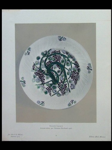 Suzanne lalique assiette - suzanne,