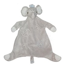Kimbaloo Doudou plat elephant gris spirales