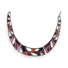 Collier semi-rigide mosaïque