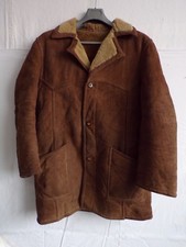 Veste _ Homme _  Cuir Retourné _ VINTAGE