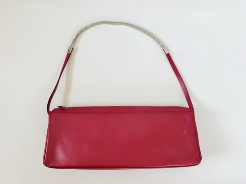 Sac baguette cuir rouge - baguette, en