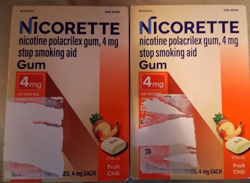 Nicorette gum 4mg fruit - fruit, chill
