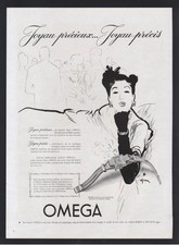 Publicité 1947 montre omega - montre,
