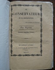 LE CONSERVATEUR DE LA