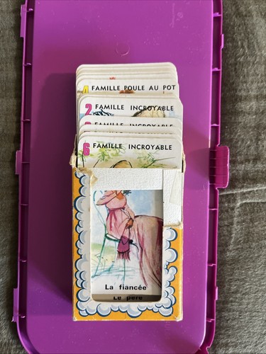 Jeu cartes familles bon - cartes,