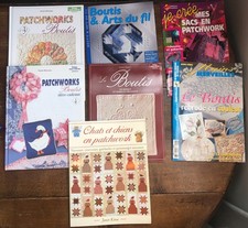 Patchwork et boutis lot de 7