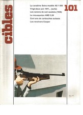 CIBLES N°101 SETRA MOD A.S 1000 / BENCH-REST / 1822 T BIS / CANON CUIR SUEDOIS