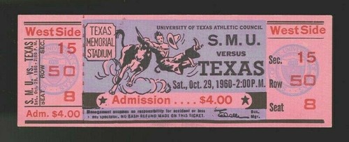1960 smu mustangs - smu, @