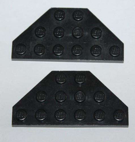 Lego black wedge plate - 2,