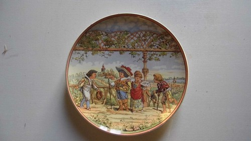 Assiette ancienne faience - assiette,
