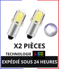 BA9S Ampoule LED CANBUS COB 2 LED White 12V T4W IP67 Aluminium Pour Voiture X2