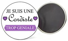 Magnet badge je suis une